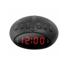 Digitaler Radiowecker – LED-Hintergrundbeleuchtung – Schwarz – 12,3 x 10,2 x 6 cm – PLL-Tuning – 20 Speicherplätze
