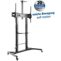 Standfuß Für Lcd-monitor Für Bildschirme 60" - 100" (152 - 254 Cm) Lasten Bis 100 Kg Einfache Verstellung Mit Handkurbel Einzellieferung Außerhalb 