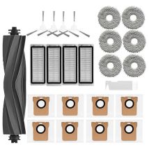 Pièces Détachées Pour Aspirateurs Robots L20 Ultra Et L30 Ultra : Brosse Principale En Caoutchouc, Brosses Latérales, Lingettes De Nettoyage, Filtres 