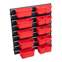 Toolbrothers - Rhino Container Set Nr. 3 Werkstattwand Mit 10 Behältern Für L Organizer Höhe M+ / L Und L Drawer 3