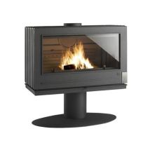 Stufa A Legna In Ghisa Antracite Da 12kw - 9127-44 - Invicta