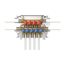 TECO K4.3 Sanitärverteiler-Set mit mehrfach integriertem Anschluss – C/F Multi-Int. 4+5 F13 – effiziente Wasserverteilung
