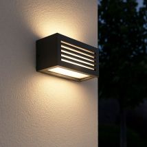 Lampada Da Parete Newport Frame Esterno E27 Nero Ip54