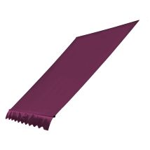 Quick-star - Ersatzdach Für Klemmmarkise 250x130cm Bordeaux Balkon Sonnensegel Ersatzbezug