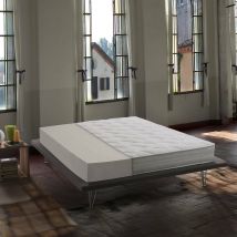 Talamo Italia Doppelmatratze Sandra, Herausnehmbare Matratze Aus Waterfoam, 100% Made In Italy, Anti-milbe Und Hypoallergen, Cm 140x200 H19