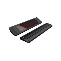 Radiateur Infrarouge Aaren 2400 W Noir Avec Télécommande