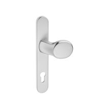 Aluminium Türbeschlag Kronos 2005/2035 – Elegante ovale Form – Geeignet für Innen- und Außentüren – Weiß (RAL 9016)