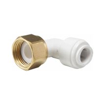Conector En Ángulo Hembra Con Tuerca De Latón Diámetro 12 Mm