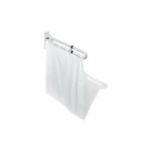 Hewi - Tenda Doccia Serie 801 Tinta Unita Bianco 100% Trevira Cs Sa