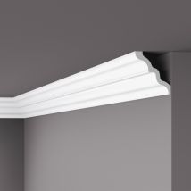 Noel&marquet - Eckleiste Nmc Sm Nomastyl Noel Marquet Zierleiste Stuckleiste Modernes Design Weiß 2 M