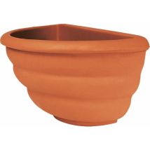 Vase Mural En Terracotta 50x27 Cm – Hauteur 25 Cm – 7 Litres – Pour Jardin Vertical – Légère Et Résistante – Monacis - 50x27x25h