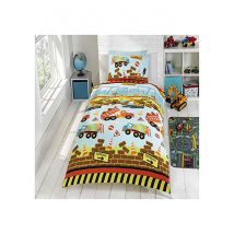 Housse de couette – 135 cm x 200 cm – Parure de lit camion – Taille couette, Longueur, Largeur, Matières