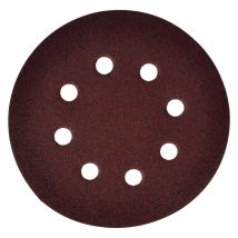 Disco In Carta Velcrato 'p64e' 8 Fori Ø Mm 125 X 0 - Grana 100