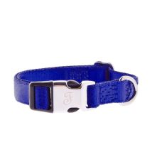Collare Regolabile in Nylon Resistente Antigraffio per Cani: 1,5 X 25-40 Cm - Blu