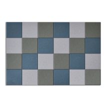 Pannello fonoassorbente da parete Eurokraft Basic 300x300mm - Feltro PET - Classe C - Facile da installare