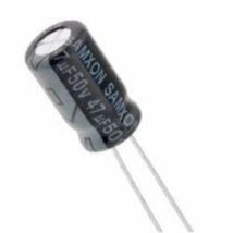 Condensatore Elettrolitico 47uf 50v 105oc Dimensioni 6x12mm Radiale 47mf50v105