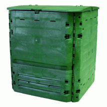 Koem - Contenitore Per Composter Quadro 400 Litri Cm 74x74x84 Contenitori Compostiera Per Giardino Esterno Colore Verde