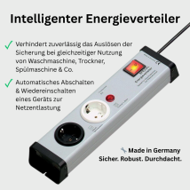 0218x00022301 Steckdosenleiste Mit Schalter 2fach Grau, Schwarz Schutzkontakt 1 St. - Ehmann