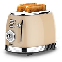 Tostador Retro Sogo Tos-ss-5470 850w 2 Ranuras Cortas Beige
