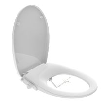 Asiento De Inodoro Con Bidé Pure Clean Con Mecanismo De Cierre Suave Y Sistema De Liberación Rápida, Blanco, Bemis Bemis