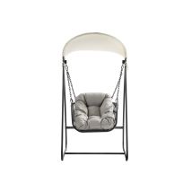 Chaise Suspendu Comfivo 323 , 177x96x118cm, Métal, Tapisserie