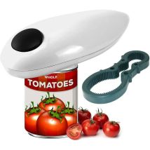 Abrelatas Eléctrico Crea Piao, Abrelatas Automático Para Restaurantes, Ideal Para Personas Mayores Con Artritis, Manos Débiles Y Chefs. Abrelatas 