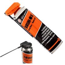 Brunox Turbo-spray 500 Ml Pour L'Entretien Des Vélos, Double Tête Universelle