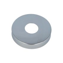 Tecuro - Hahnrosette (3/4) Ø 27 Mm X Ø 67 Mm X Höhe 9 Mm, Messing Verchromt