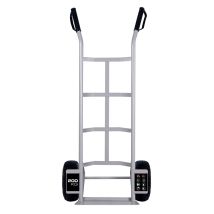Lastenträger-Wagen 200 kg – Tragfähigkeit 200 kg – Plattform 350 x 185 mm – Karbonstahl – 260 mm PU-Luftreifen – Ergonomischer Anti-Rutsch-Griff