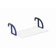 Leifheit - 83056 Stendino Da Balcone Sospeso 7 Metri Classic 70 Bianco E Blu