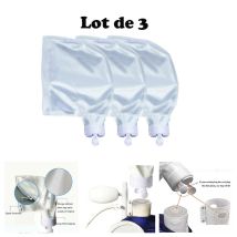 Set Of 3 Silt Bags Adaptable For Polaris 280 480 Robot Pool Cleaner. Set Of 2 Reinforced Nylon Filter Bags With Zip K13