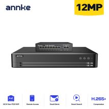 Annke Nvr Di Rete Da 12 Mp Con Switch Poe A 8 Canali Per La Sorveglianza Domestica E Aziendale