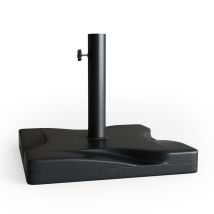 Vitalispa - Base Para Sombrilla , Negro, 42 X 42 Cm, Ok-living