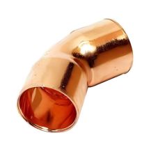 Curva de Cobre 45o Hembra-Hembra EN 1254-1 – Alta Durabilidad – Instalación Soldadura Capilar