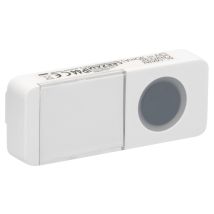 Bouton Poussoir Sans Fil Pour Sonnettes Ceezam – Étanche Ip44, Blanc, Portée Jusqu'à 150m - Ceezam