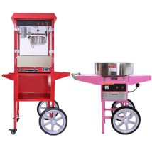 Monster Shop - Kukoo - Macchina Per Fare I Popcorn & Macchina Per Fare Lo Zucchero Filato Con Carrelli