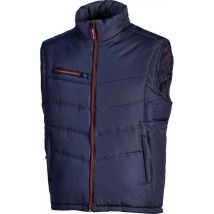 Senza Maniche Giubbotto Taglia L, Navy / Rosso