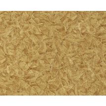 Edem - Carta Da Parati Strutturate 9086-25 Carta Da Parati Tnt Goffrata A Caldo Goffrata In Tinta Unità Scintillante Oro 10,65 M2