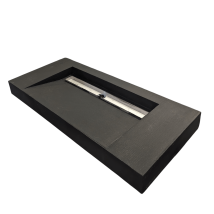 Vasque À Encastrer Prête À Carreler Vitech 1170 × 520 × 110 Mm Fournis Avec Siphon Et Grille Pour Salle De Bains