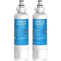 Aquacrest 257760 Filtre À Eau Pour Réfrigérateur, Compatible Avec Panasonic Cnrah-257760, 125950 Nr-b53v1 Nr-b53v1-wb/x1d Nr-bg53v2 Nr-bg53vw2 Nr-