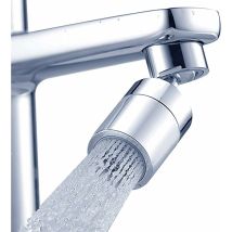 Alwaysh - Ahlsen Aireador De Grifo De Latón Macizo, Doble Bola, Dientes Internos Vientiane, 24 Mm, Aireador Gran Angular De Doble Función Giratorio De