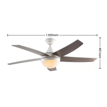 Neuwertig] Starluna Auraya Deckenventilator Decken Ventilator Ventilator Lampe Weiß Eiche B-ware