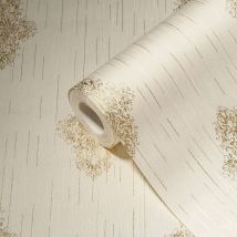 A.S. Creation Vliestapete Barock Beige 0,53m x 10,05m – Hochwertige Designer-Tapete – Lichtbeständig – Restlos abziehbar