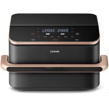 Cosori Dualblaze Twinfry Chef Edition 10l Double Air Fryer 2800w Vesync Gris Foncé, Or Rose