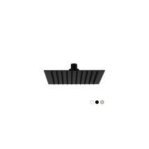 Pomme De Douche Slim Quadro Dimensions : Noir Mat 25 X 25 Cm