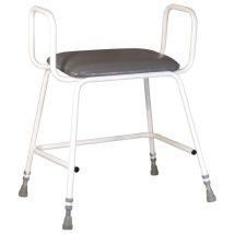 Tabouret Perchoir Bariatrique Torbay Avec Bras, Pieds Réglable En Hauteur