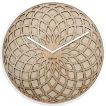 Nextime - 3149be Uhr De Tisch- Oder Wanduhr De Quartz Circle Beige, White