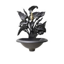 Fontaine Murale Calla, Pour Jardin, Maison, Balcon, Avec Robinet En Laiton, Finition Au Choix : Poli