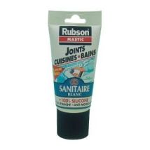 Rubson Sanitärsilicon Weiß 150 Ml Für Badezimmerdichtungen