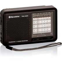 Tra-2989 Radio Multibanda Am / Fm / Sw, Toma De Auriculares, Portátil, Ligera Negro - Negro - Roadstar